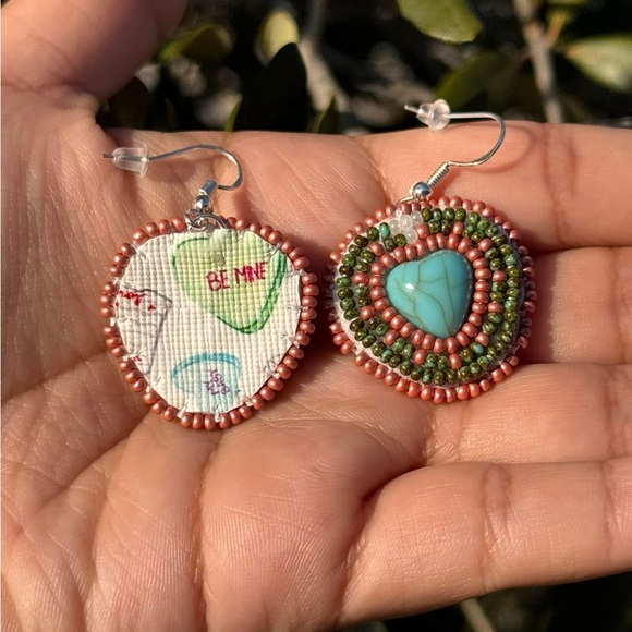 Custom Turquoise Heart - Picture 1 of 8